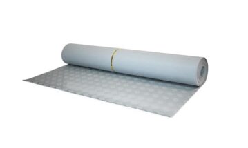 Electrically insulating rubber mat, gray - Premium