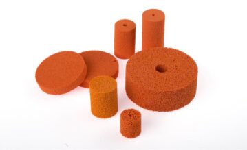 Orange Svampegummi