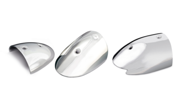 End cap for Radial stainless steel fender