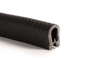 PVC Klemprofil m/ stålindlæg 6x8 mm