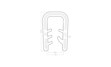Klemprofil EPDM