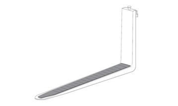 Protective covers for forklift forks - blade