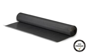 Wide-ribbed rubber mat - Premium