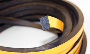 EPDM cellular rubber with adhesive backing