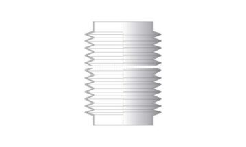 Gummibælg NBR Ø120 - Ø120 mm