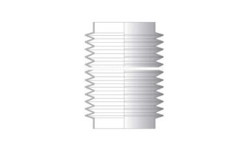 Gummibælg NBR Ø120 - Ø120 mm