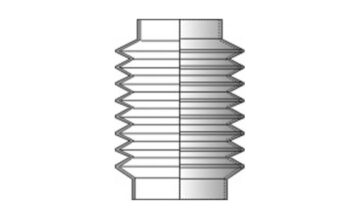 Gummibælg NBR Ø45 - Ø40 mm