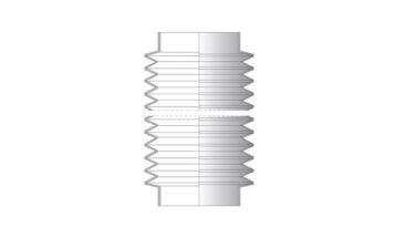 NBR Rubber Bellows Ø80 - Ø80 mm