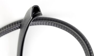 PVC Klemprofil m/ stålindlæg 1x4 mm