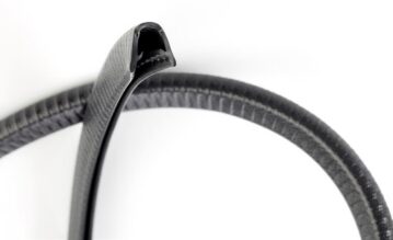 PVC Klemprofil m/ stålindlæg 1x4 mm