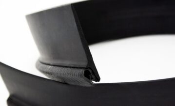 Klemprofil med EPDM læbe