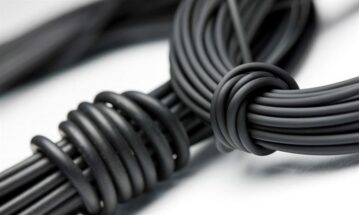 Solid rubber cord, nitrile